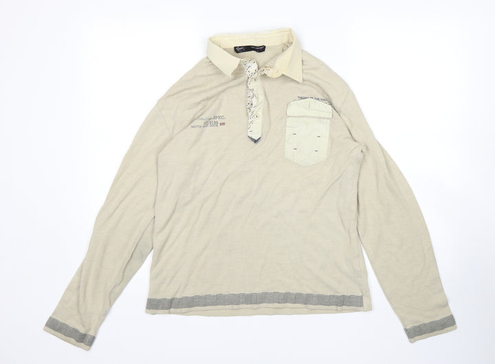 Tony Cooper Womens Beige   Basic Polo Size L