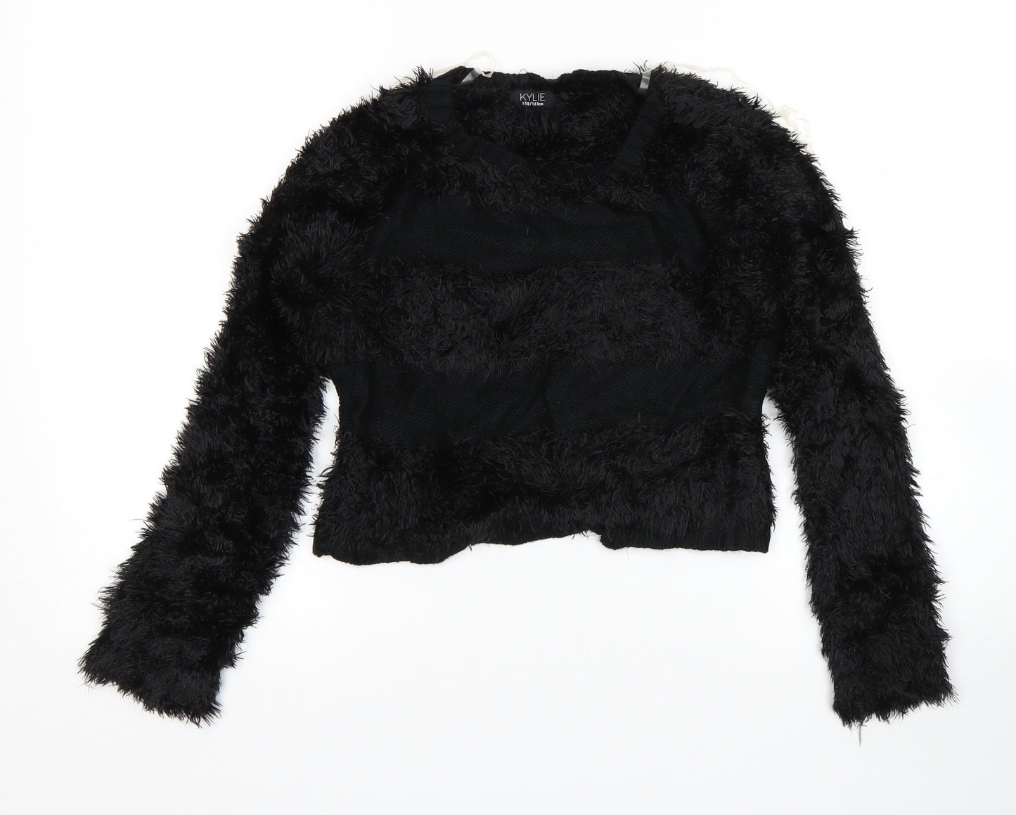 M&Co Girls Black   Pullover Jumper Size 13 Years