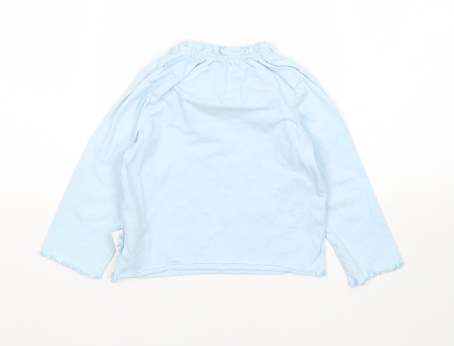 M&S Girls Blue   Top Pyjama Top Size 3-4 Years  - Frozen