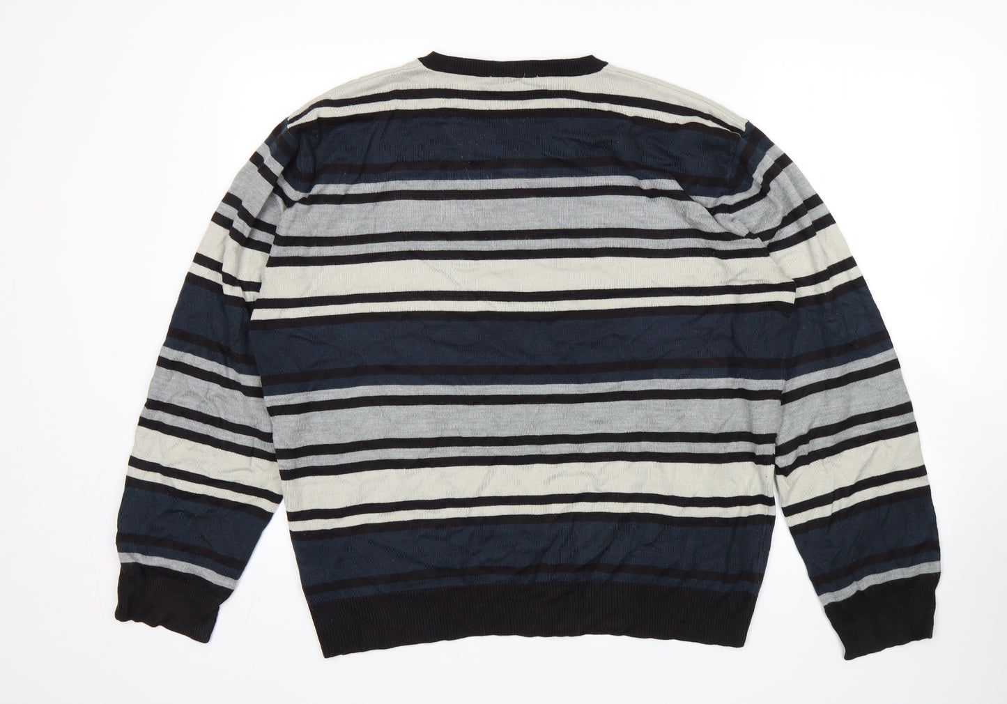 Brooker Womens Multicoloured Striped  Pullover Jumper Size XL