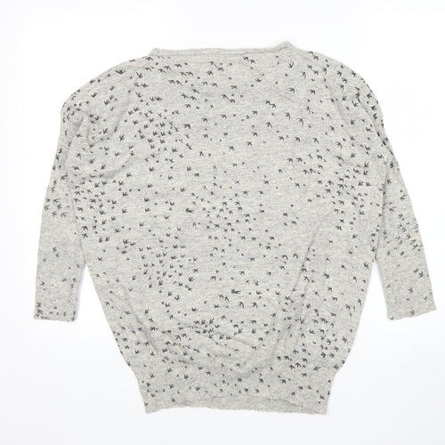 Tenki Womens Grey   Pullover Jumper Size S