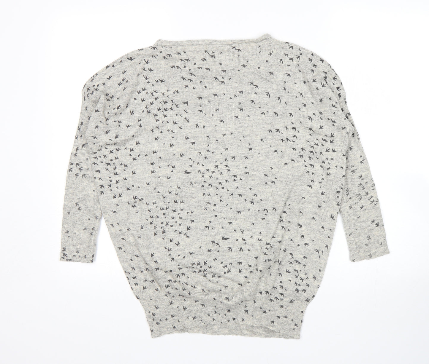 Tenki Womens Grey   Pullover Jumper Size S