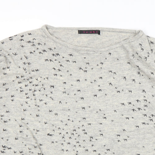 Tenki Womens Grey   Pullover Jumper Size S