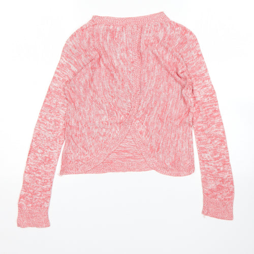 Aqua Womens Pink   Pullover Jumper Size L