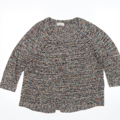 M&S Womens Multicoloured   Pullover Jumper Size 10