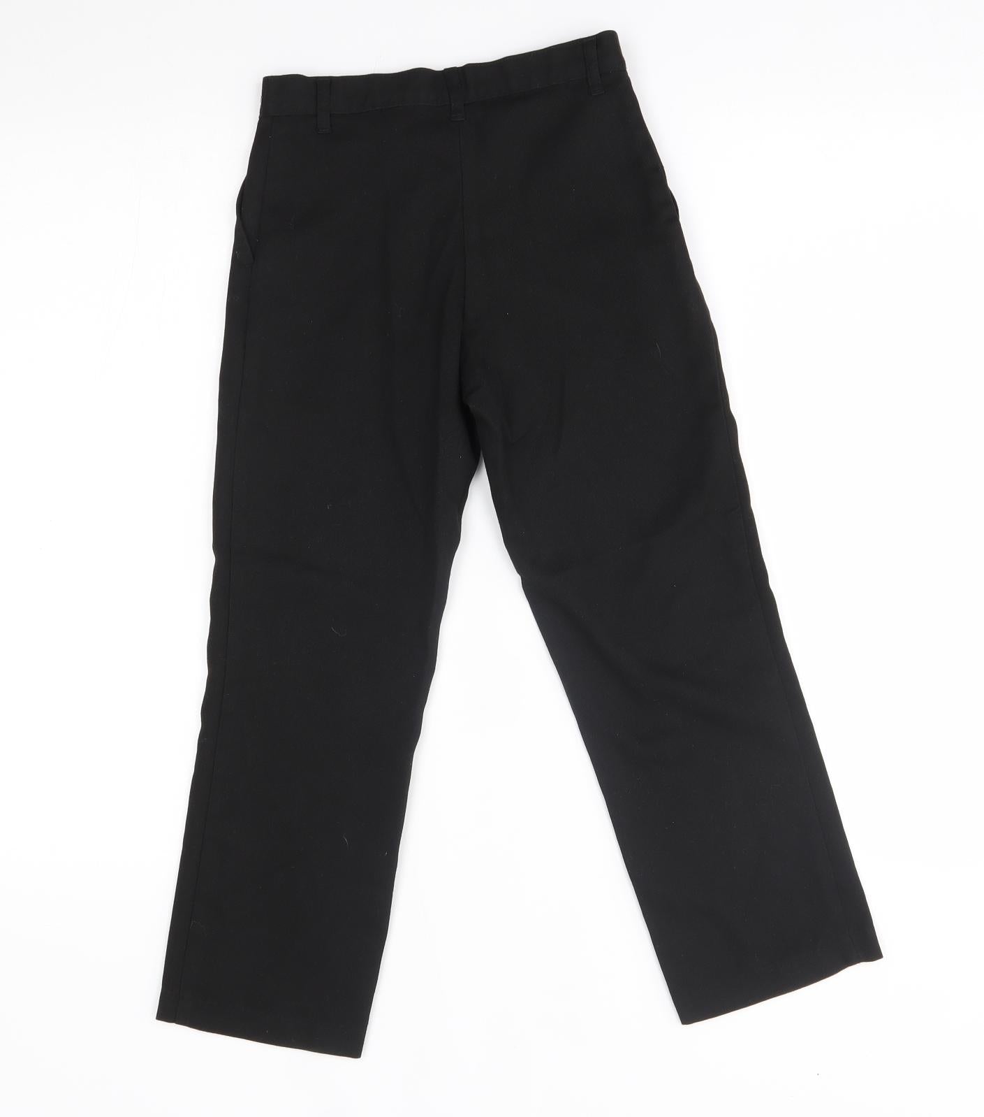 George Girls Black   Chino Trousers Size 7-8 Years
