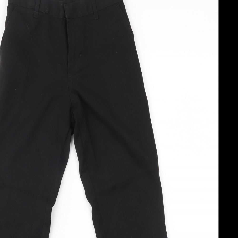 George Girls Black   Chino Trousers Size 7-8 Years