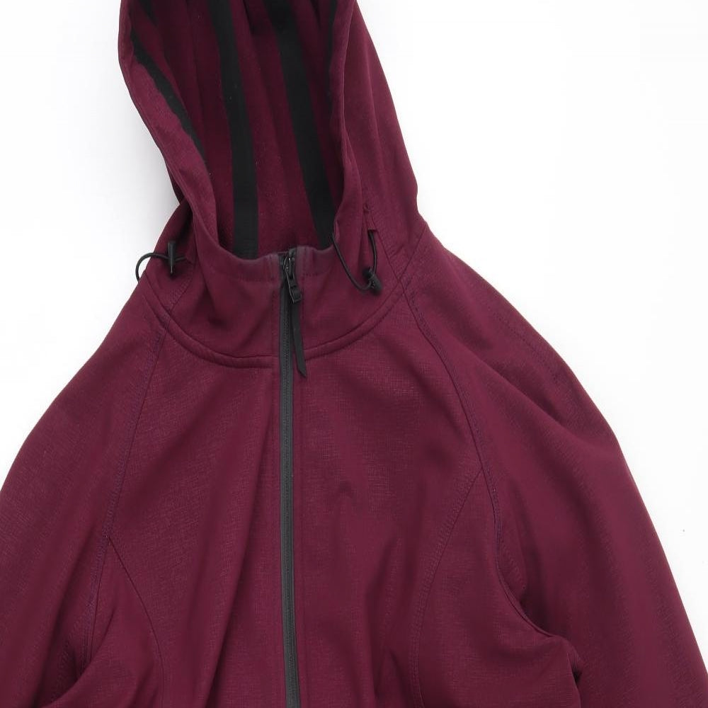 M&S Womens Red   Parka Coat Size 20