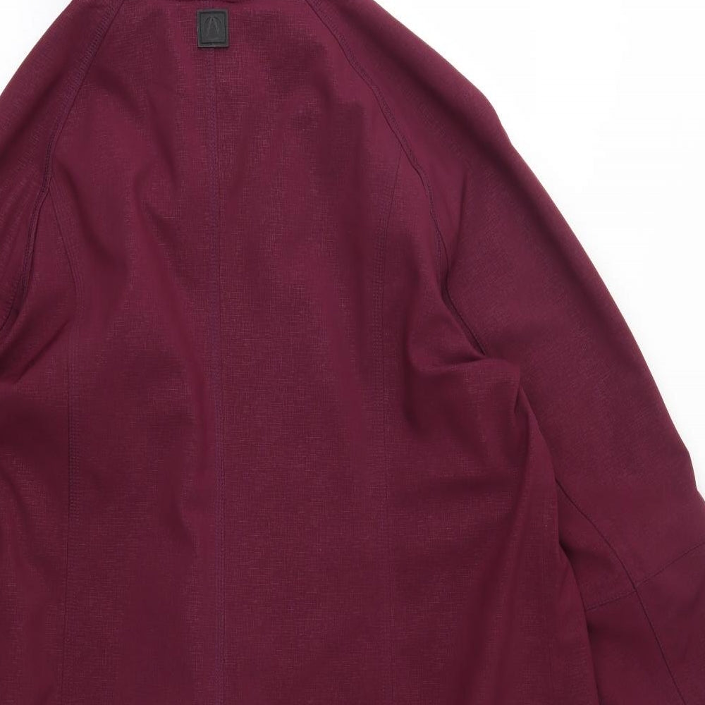M&S Womens Red   Parka Coat Size 20