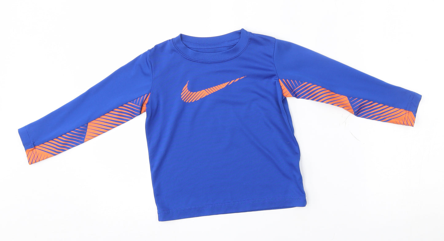 Nike Boys Blue   Basic T-Shirt Size 3 Years