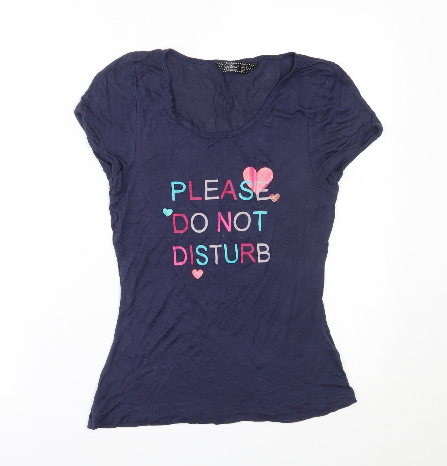 Primark Womens Blue    Pyjama Top Size 8