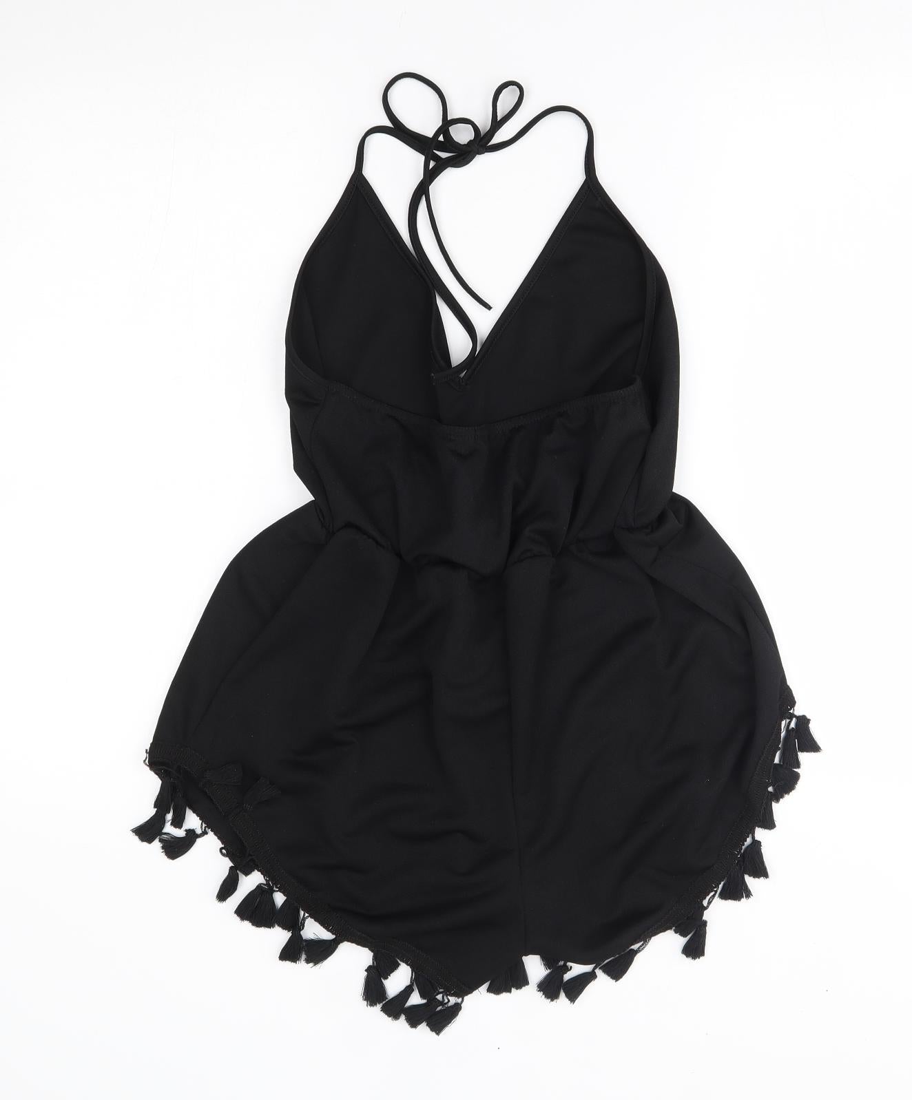 PRETTYLITTLETHING Womens Black   Romper One-Piece Size 14