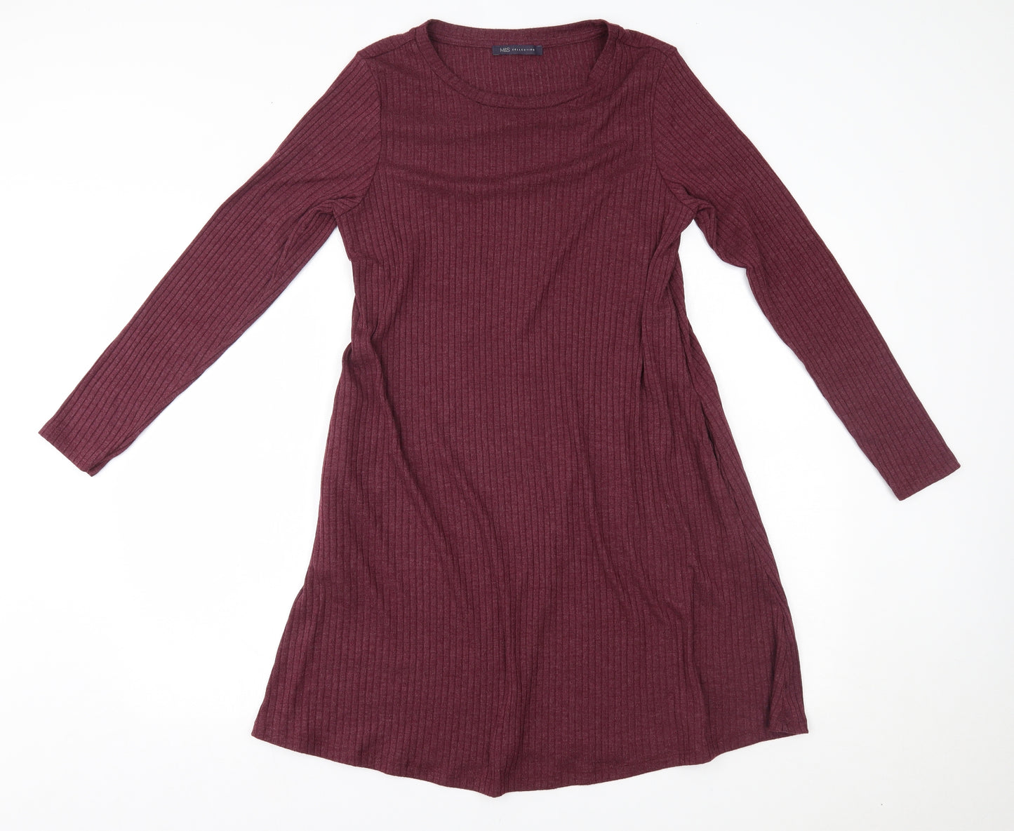 M&S Womens Red   Jumper Dress  Size 14