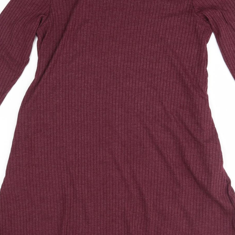 M&S Womens Red   Jumper Dress  Size 14