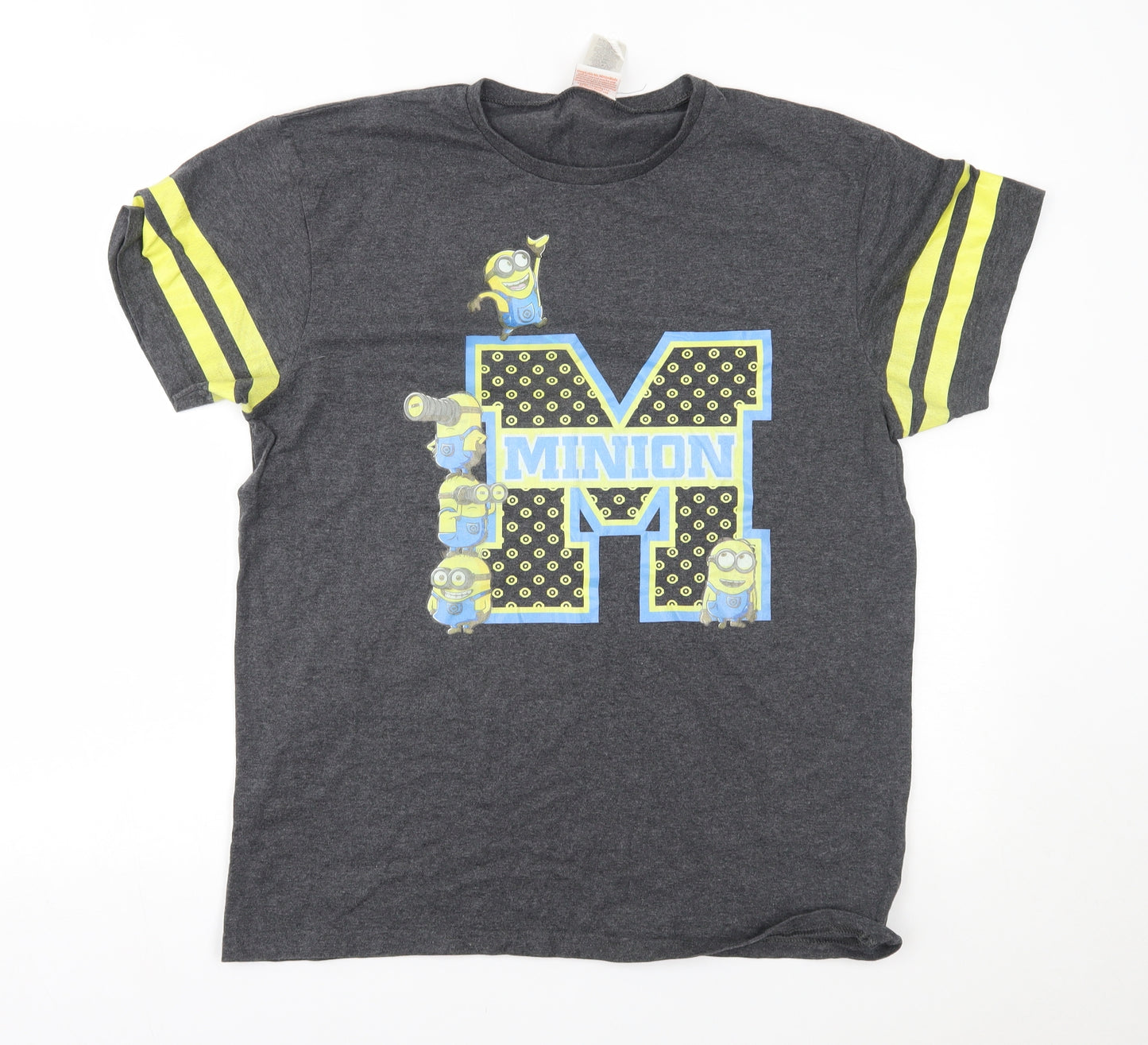 Avon Womens Grey   Basic T-Shirt Size M  - despicable me