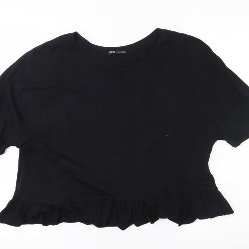 Zara Womens Black   Basic Blouse Size M