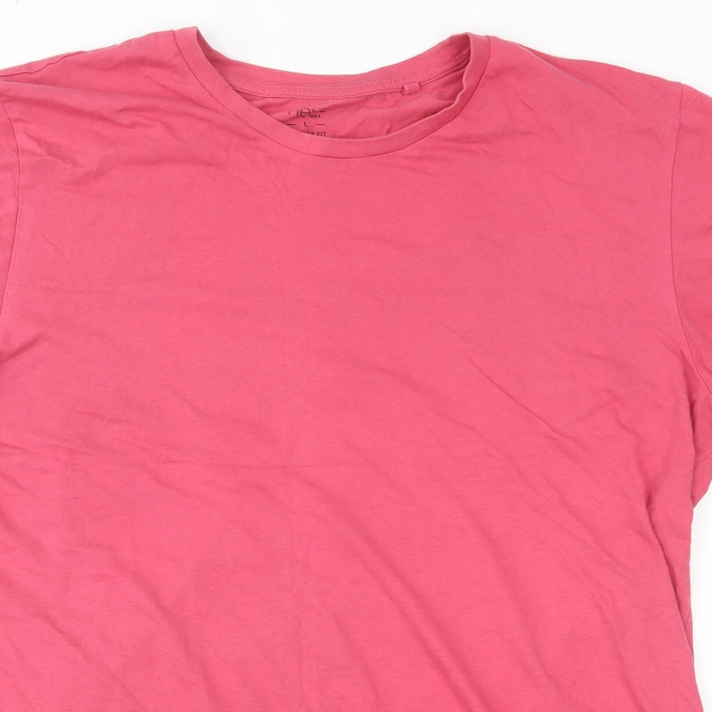 NEXT Mens Pink    T-Shirt Size L
