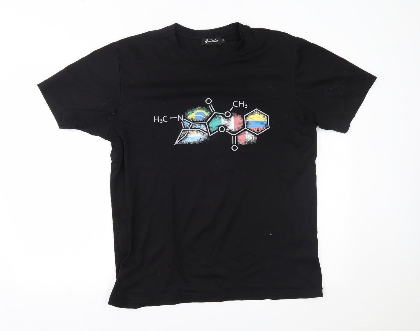 Bandidos Mens Black    T-Shirt Size XL