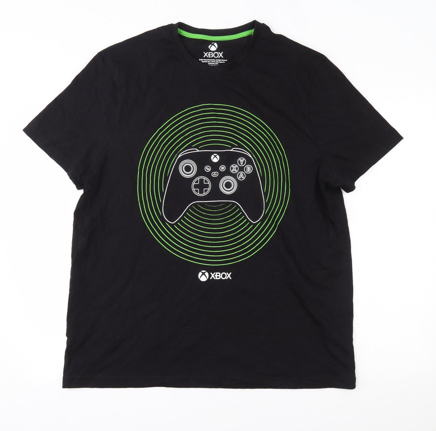 TU Mens Black    T-Shirt Size L  - xbox