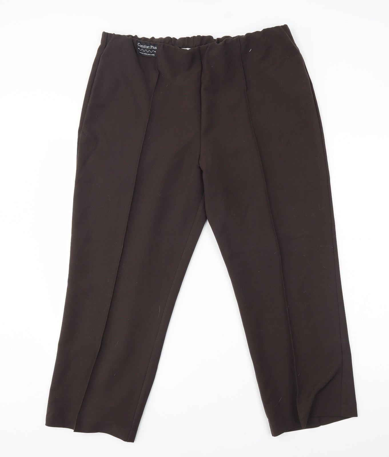 Classic Womens Brown   Trousers  Size 18 L25 in - comfort plus
