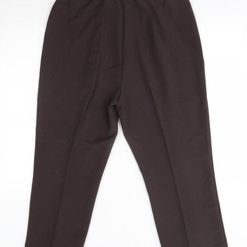 Classic Womens Brown   Trousers  Size 18 L25 in - comfort plus