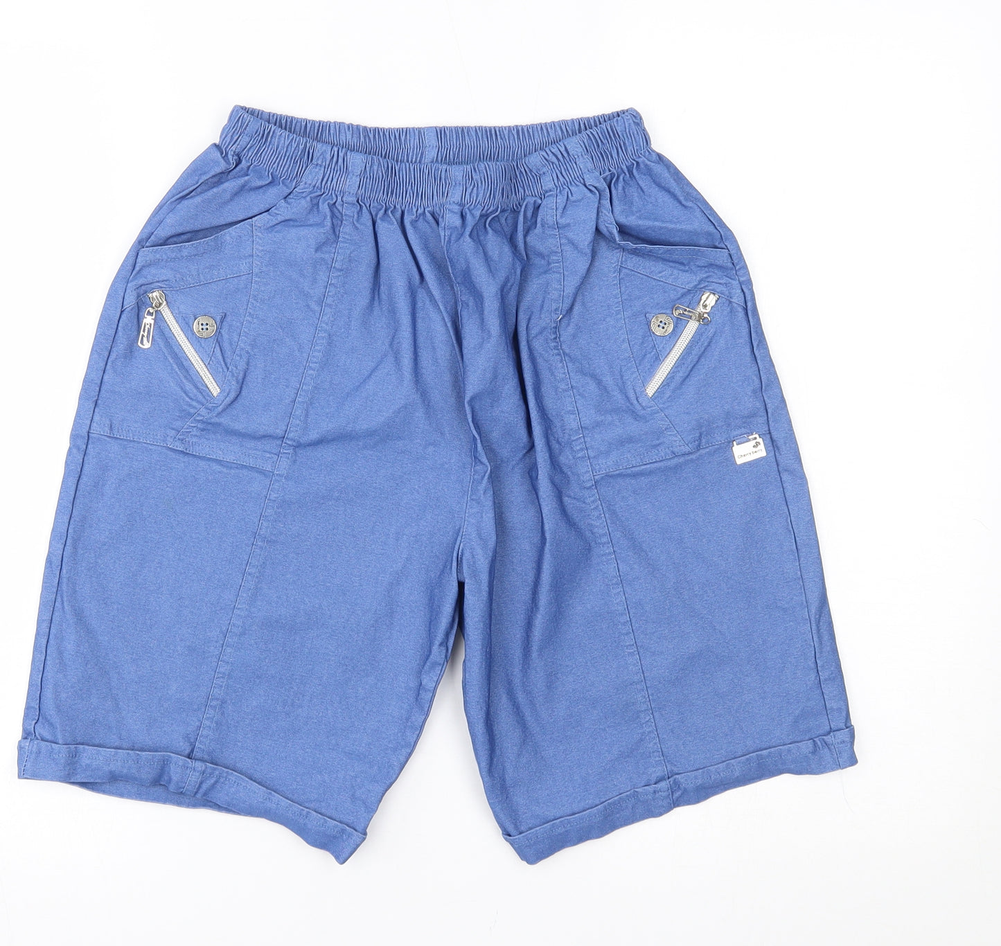 Preworn Mens Blue   Bermuda Shorts Size 22 in