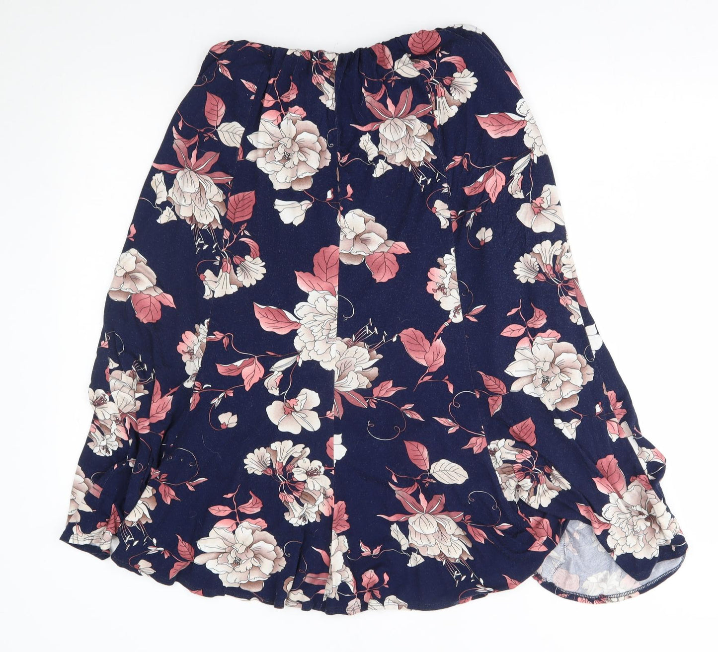 Saloos Womens Blue Floral  A-Line Skirt Size 16