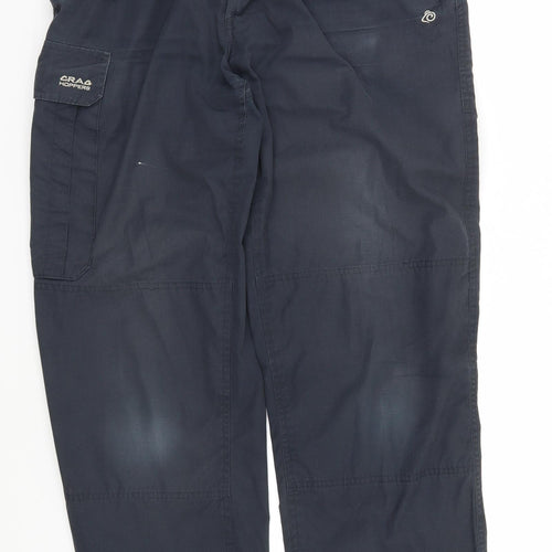 Craghoppers Mens Blue   Cropped Trousers Size 30 in L30 in