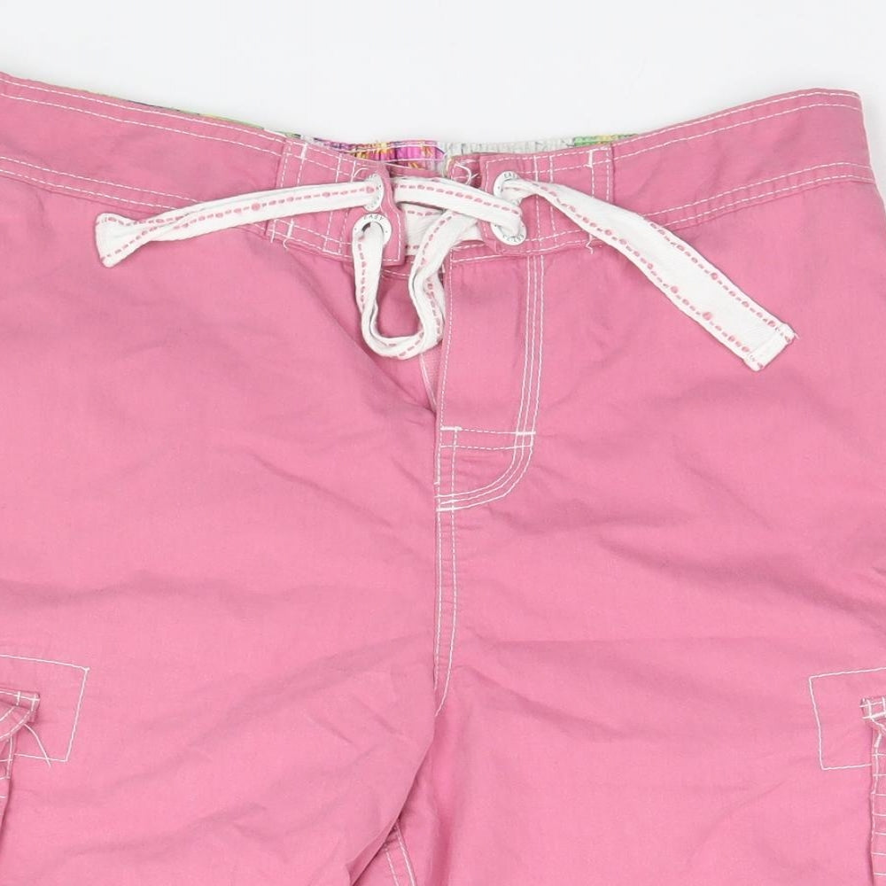 Easy Womens Pink   Cargo Shorts Size M