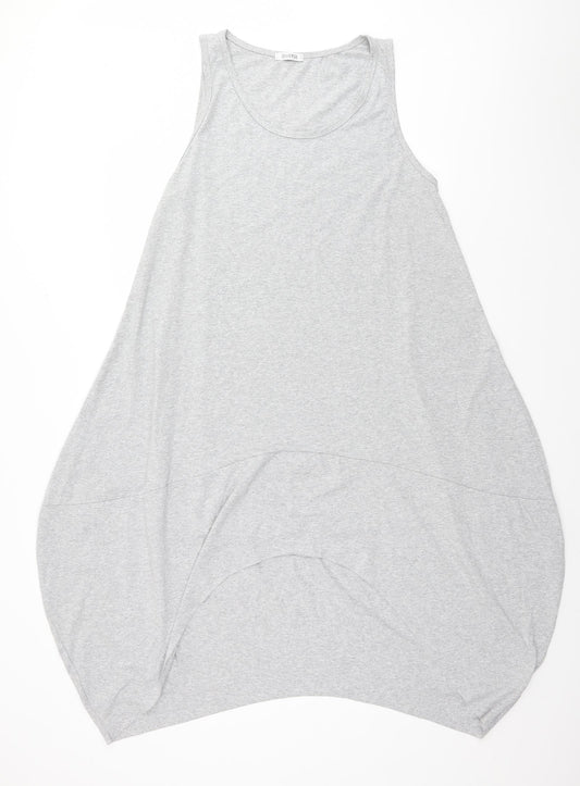 Front view of Divided women’s grey a-line