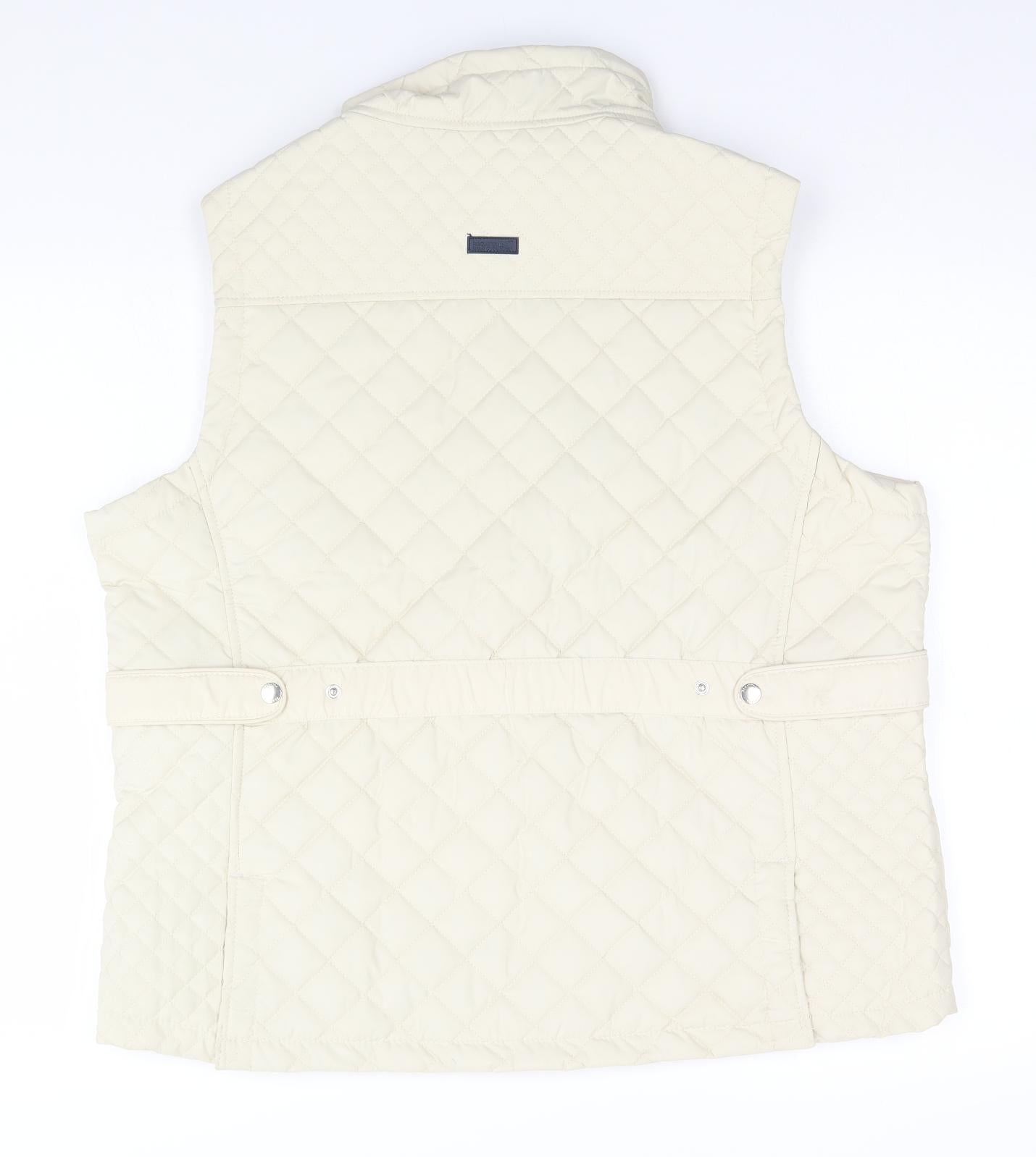 Regatta Womens Beige Argyle/Diamond  Full Zip Jumper Size 20