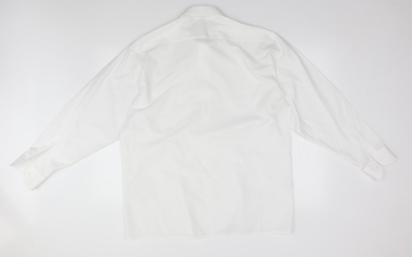 Peter England Mens White    Button-Up Size 16.5