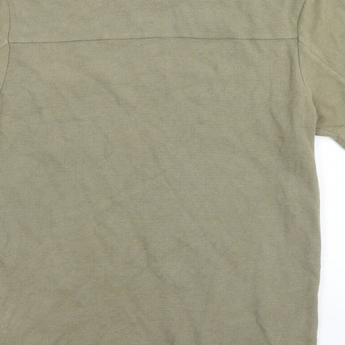 Zara Mens Green    T-Shirt Size M