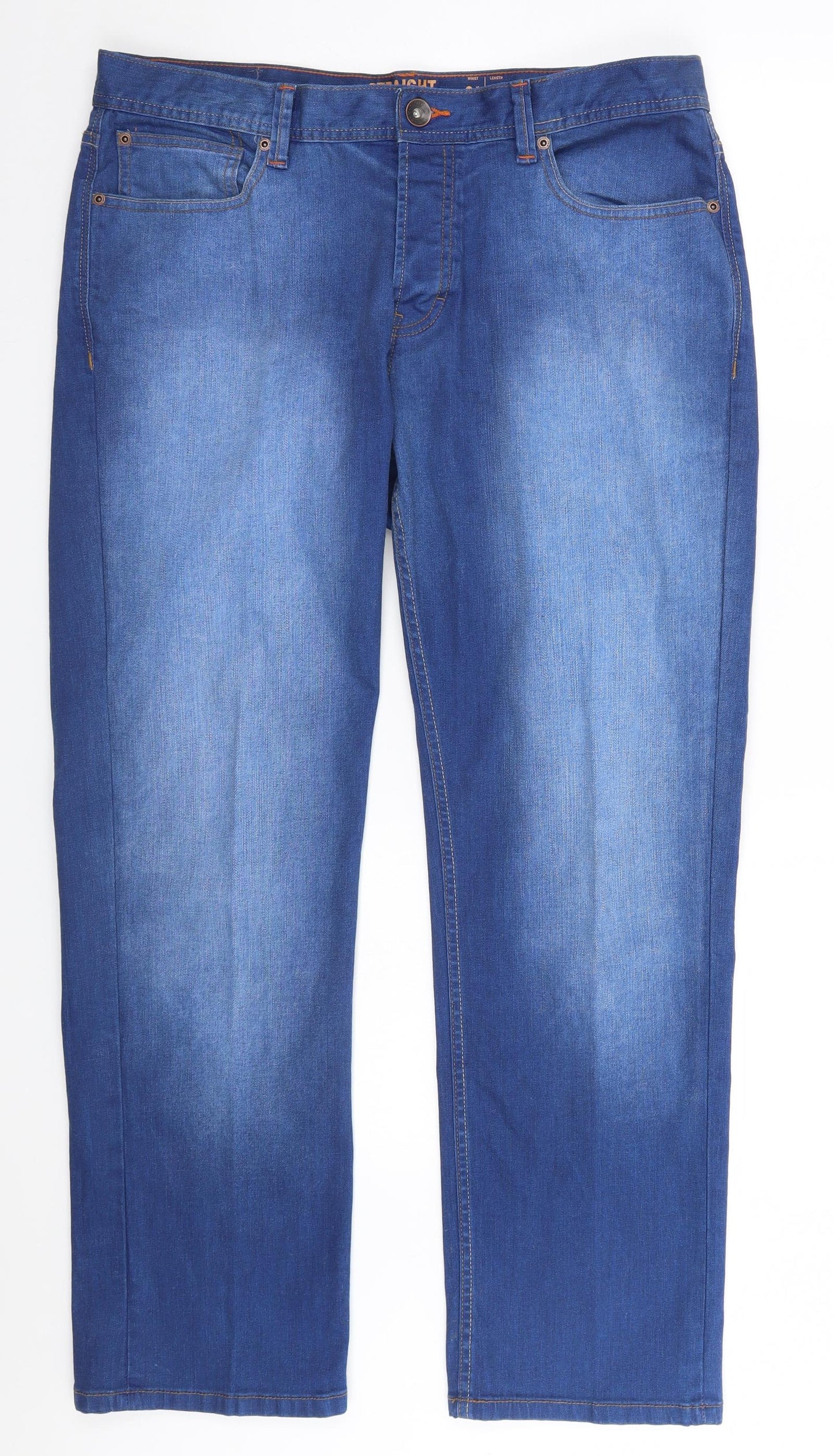 F&F Mens Blue   Straight Jeans Size 30 in L30 in