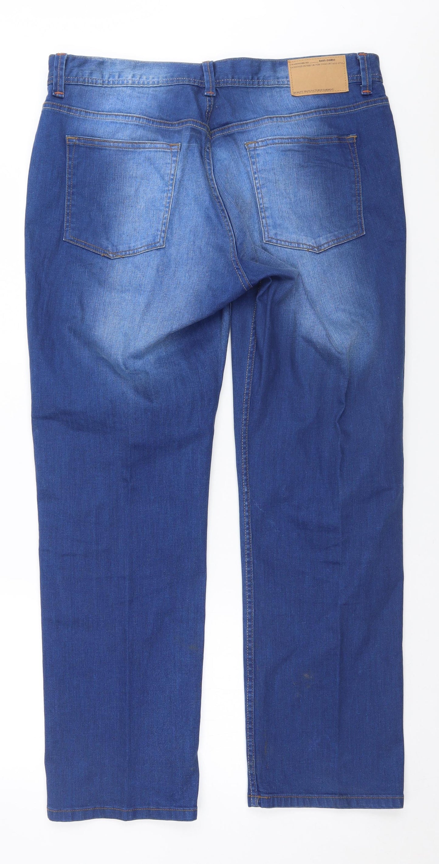 F&F Mens Blue   Straight Jeans Size 30 in L30 in