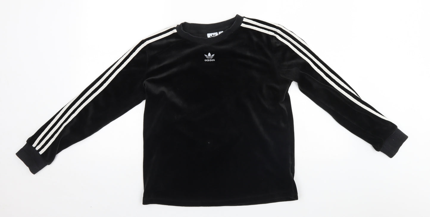 adidas Womens Black   Pullover Jumper Size 8