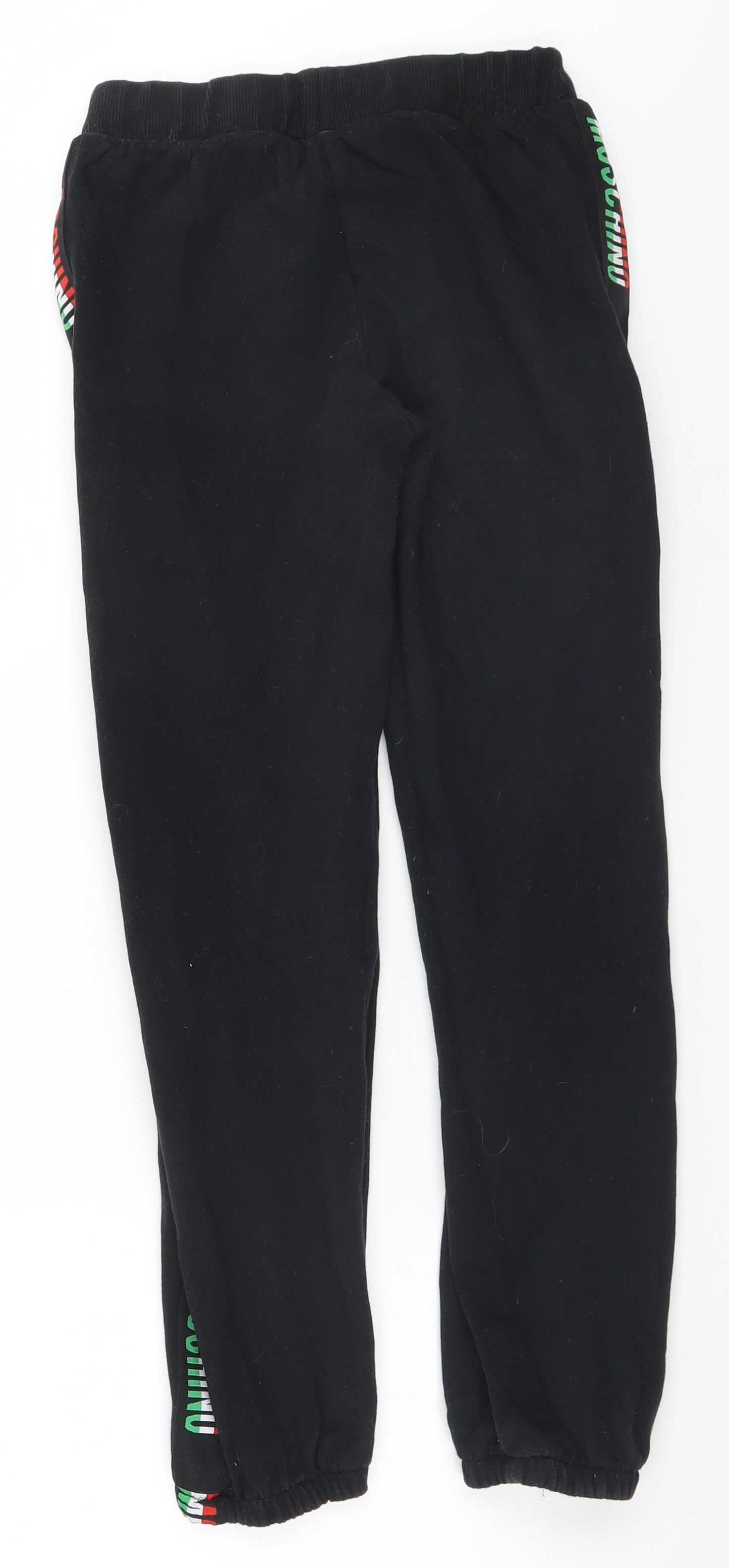 Moschino Boys Black   Sweatpants Trousers Size 12 Years - Moschino