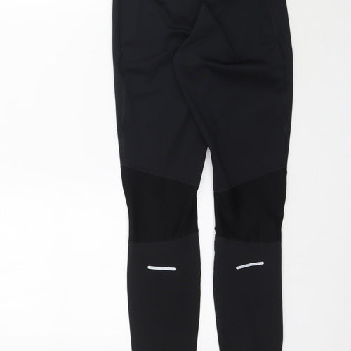Basics Womens Black   Compression Leggings Size XS L28 in