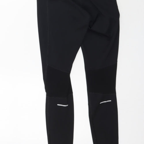 Basics Womens Black   Compression Leggings Size XS L27 in