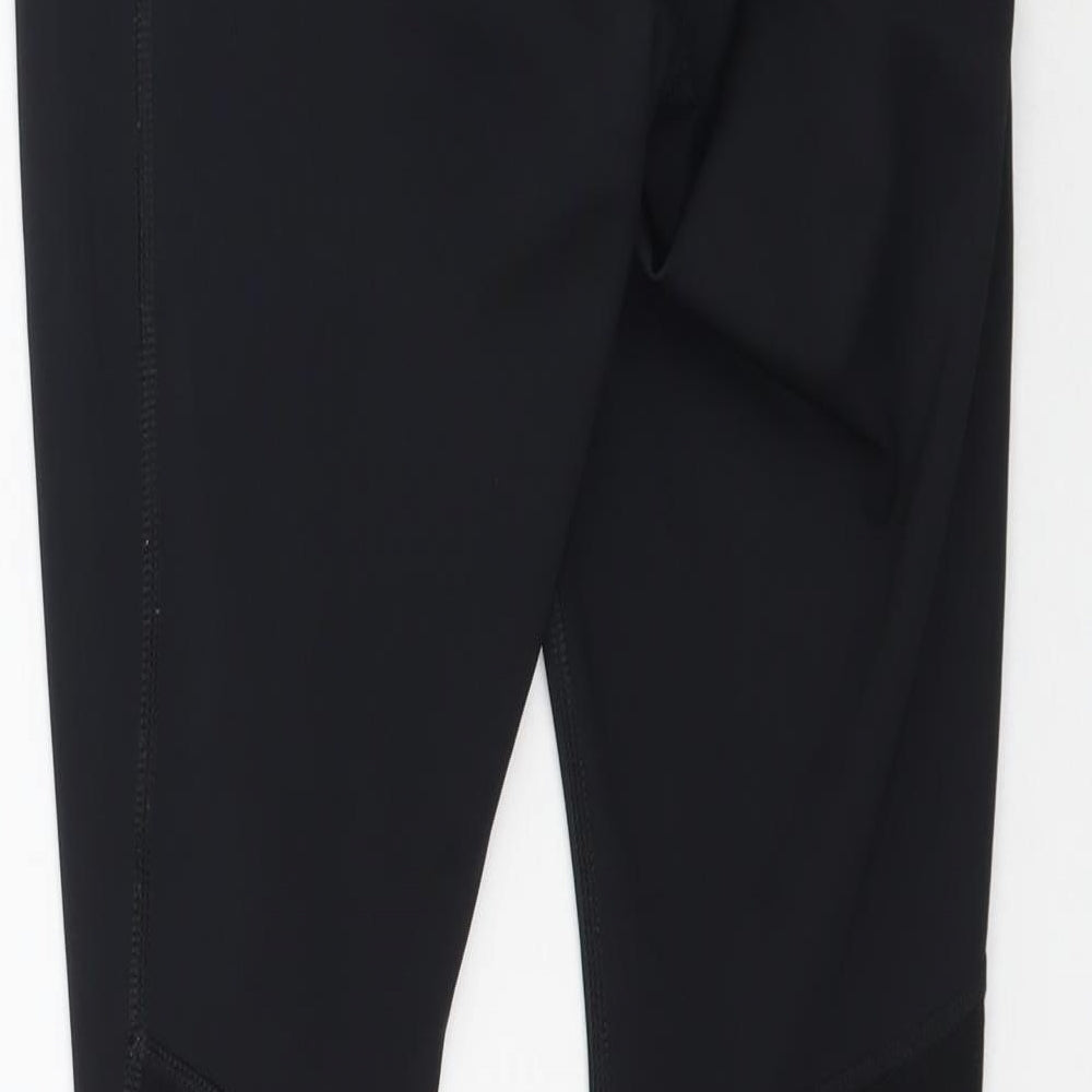 Basics Womens Black   Compression Leggings Size XS L27 in