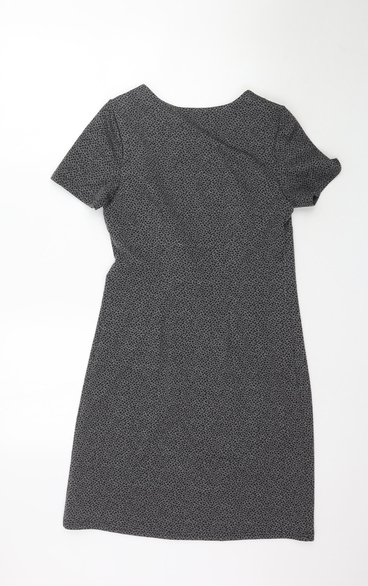 Matalan Womens Grey   Shift  Size 8  - Dotted pattern