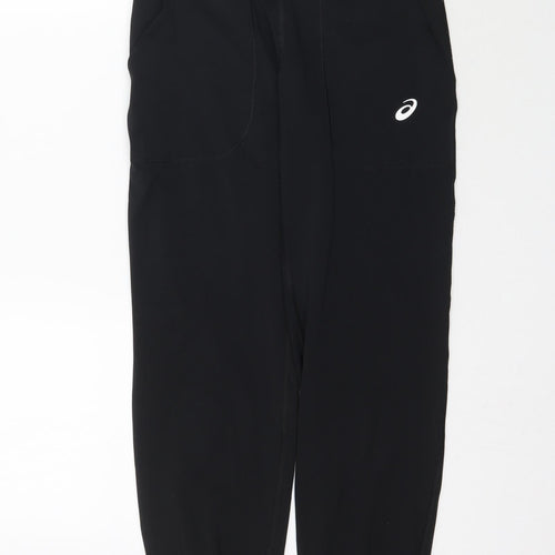 Basics Womens Black   Jogger Trousers Size XS L29 in
