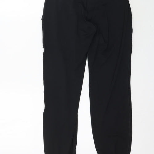 Basics Womens Black   Jogger Trousers Size XS L29 in