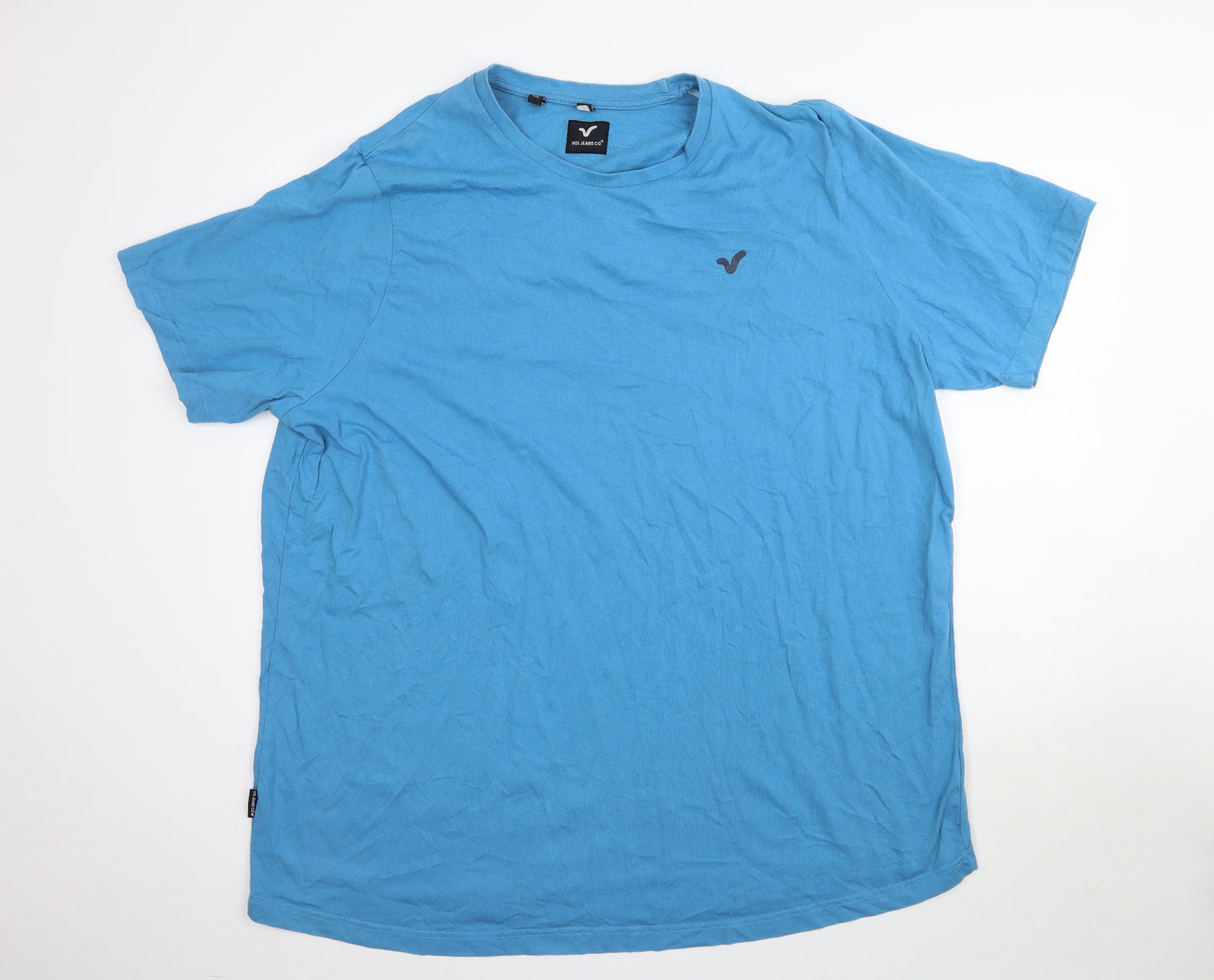 Voi Jeans Co Mens Blue    T-Shirt Size 4XL