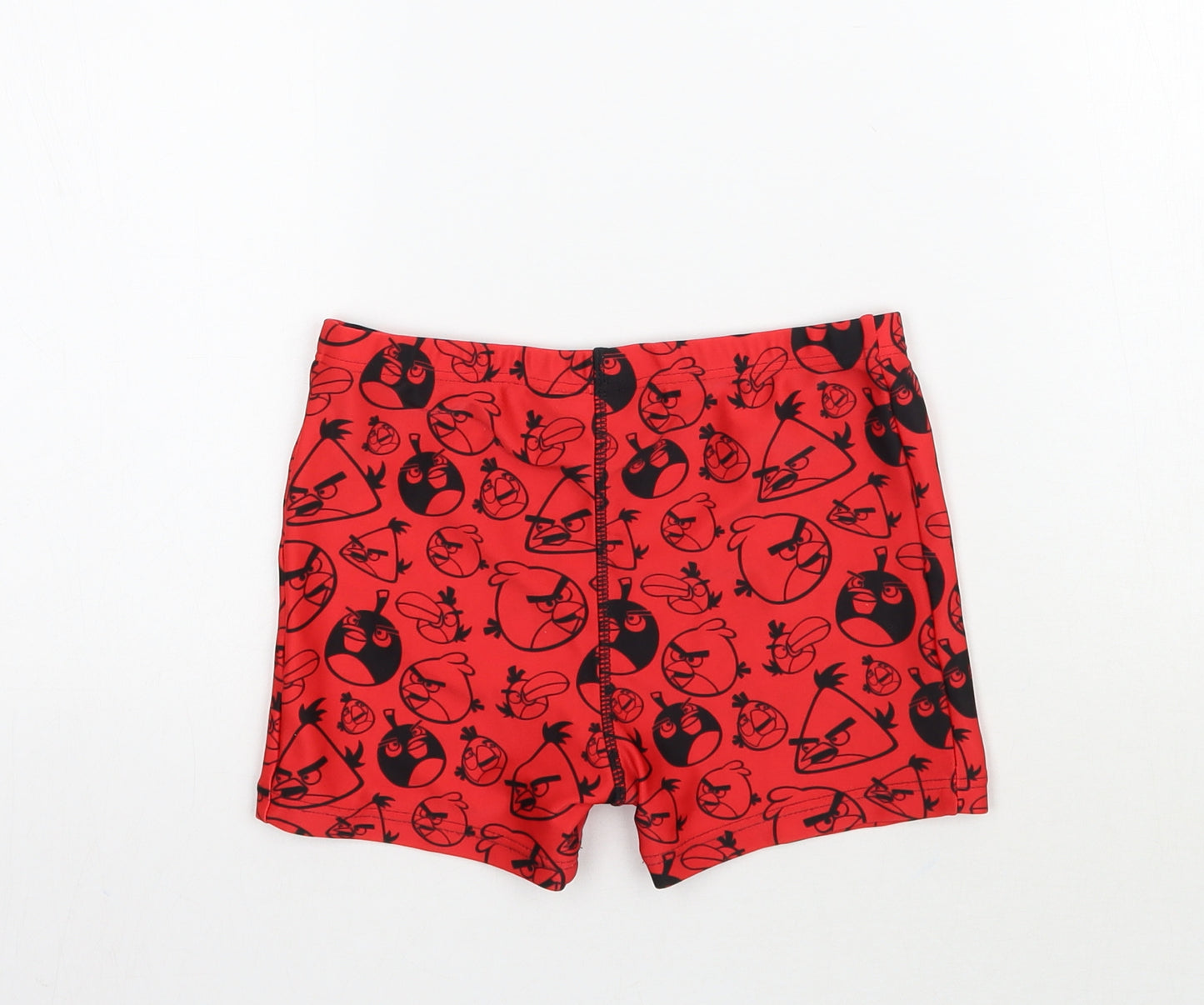 NEXT Boys Red Solid   Sleep Shorts Size 7-8 Years  - Angry birds