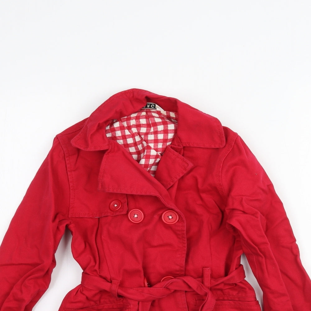 George Girls Pink   Pea Coat Coat Size 8-9 Years