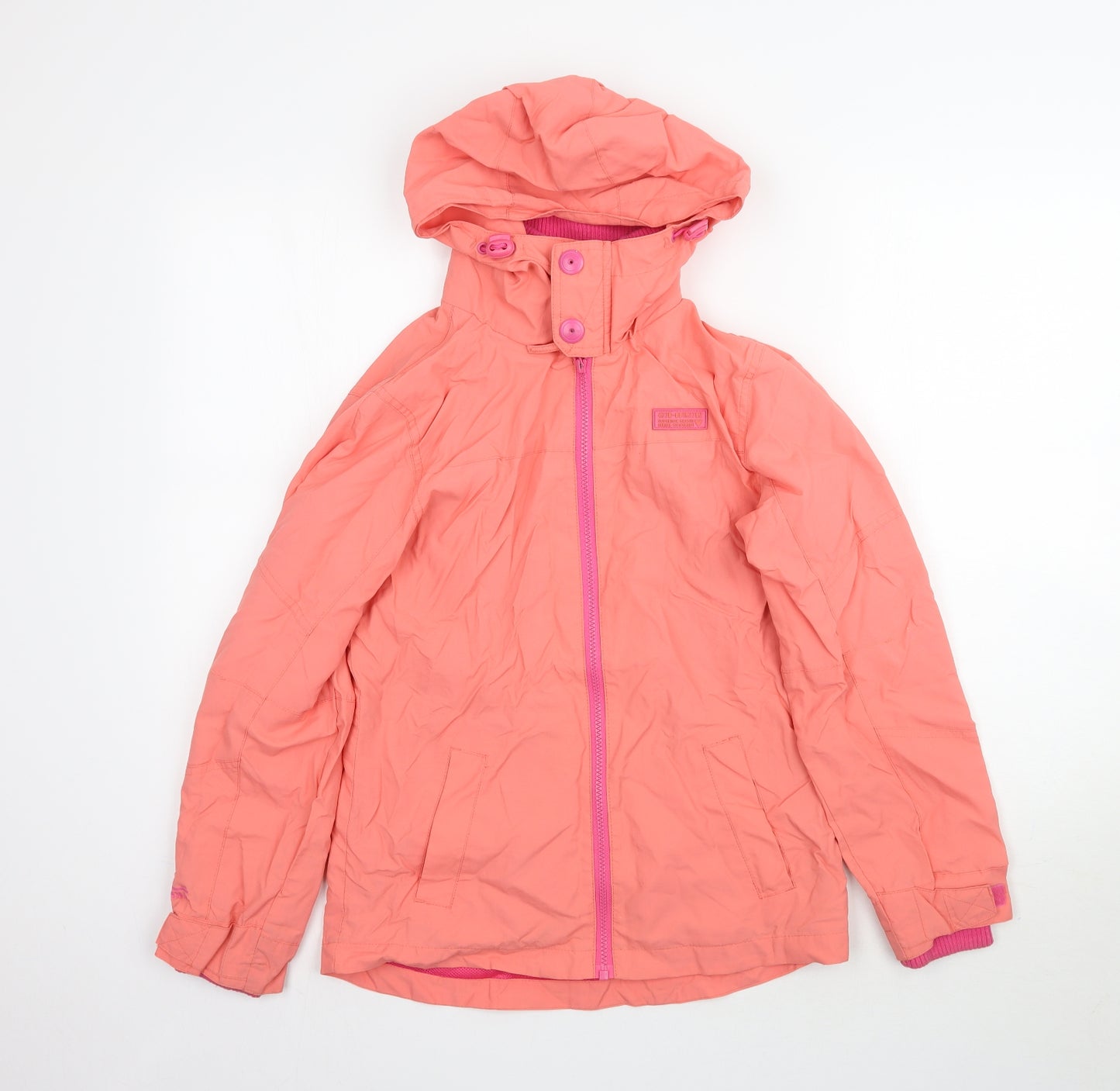 NEXT Girls Pink   Rain Coat Coat Size 11-12 Years  - Coral colour