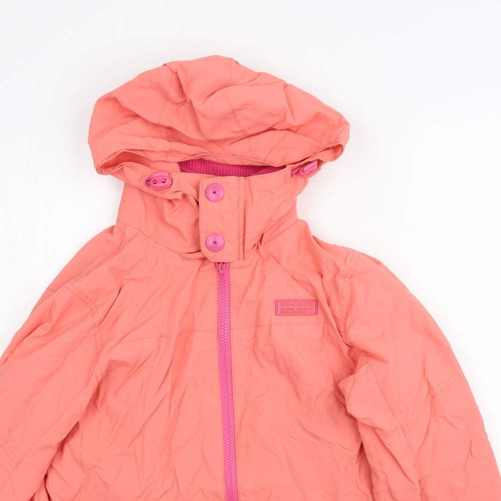 NEXT Girls Pink   Rain Coat Coat Size 11-12 Years  - Coral colour