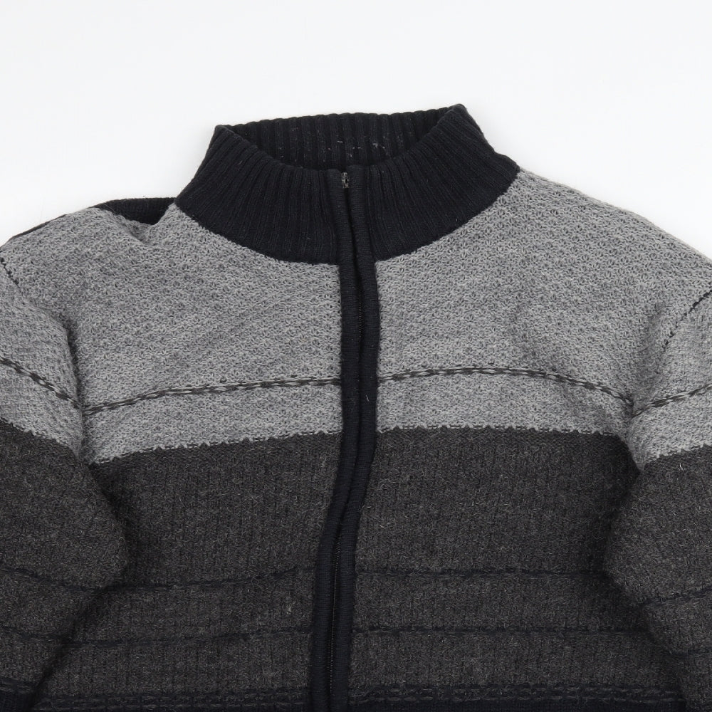 Atlas for men Mens Multicoloured  Knit Cardigan Jumper Size L
