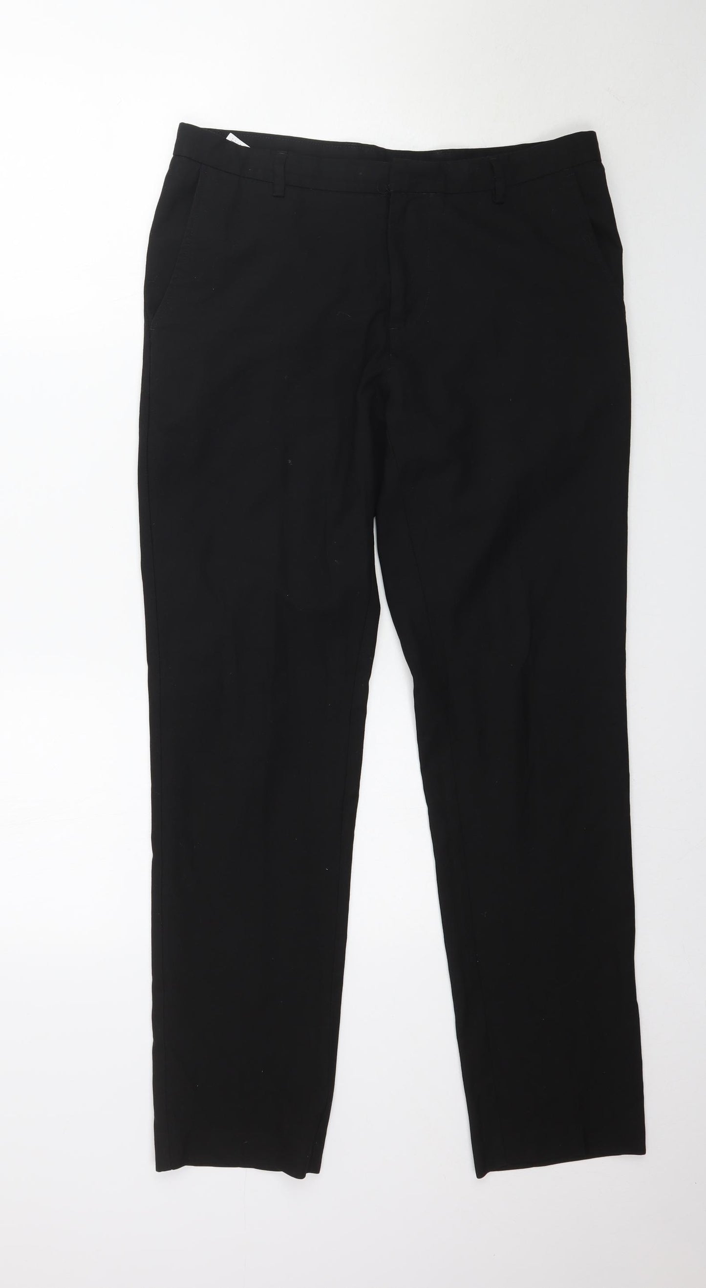 Burton Mens Black   Trousers  Size 32 L31 in - Work Office